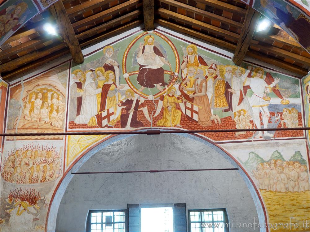 Momo (Novara, Italy) - Last judgement in the Oratory of the Holy Trinity